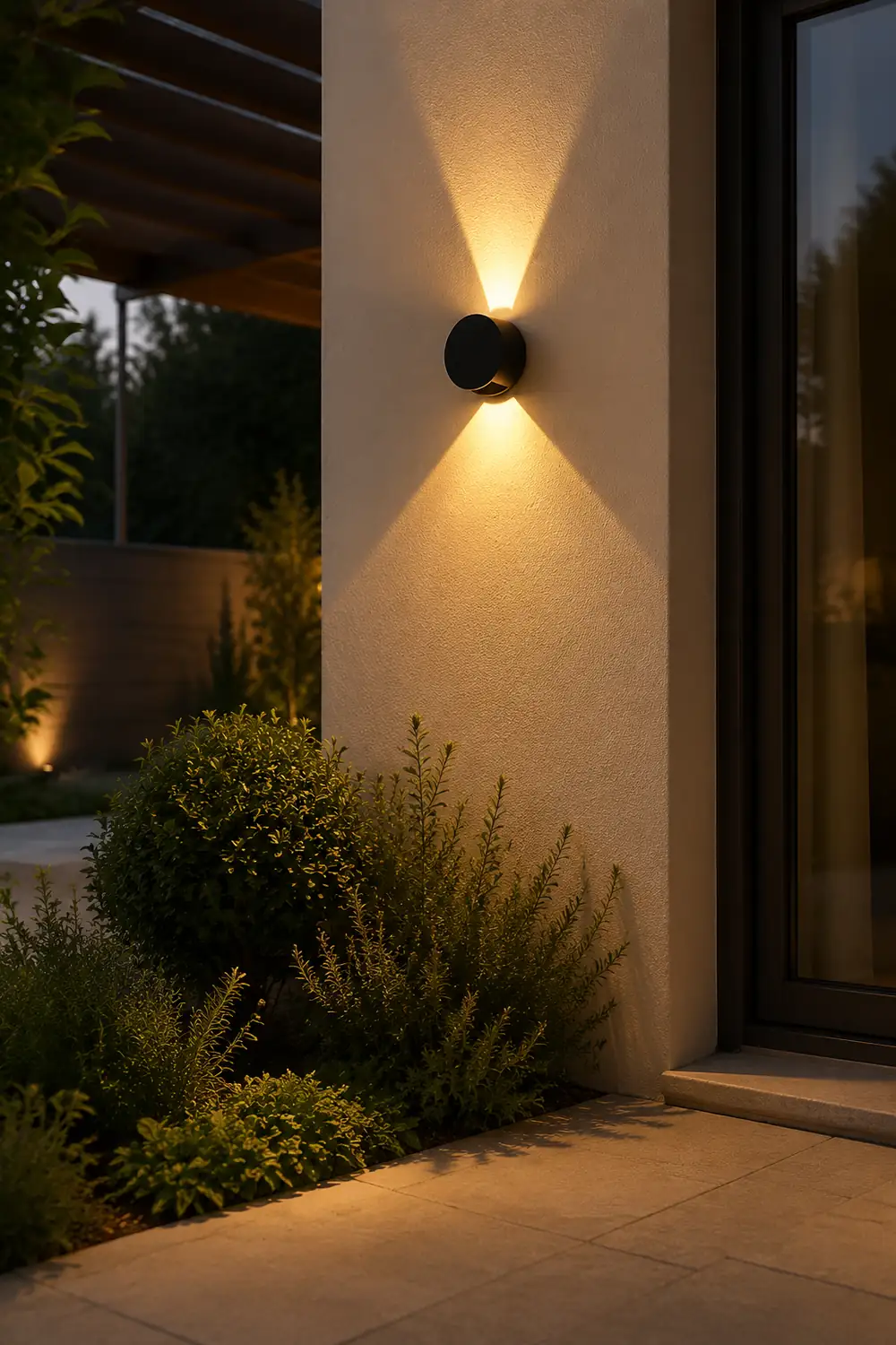 Round Up and Down Lights Waterproof LED Wall Lights for Indoor Outdoor Balcony - Lumpaz