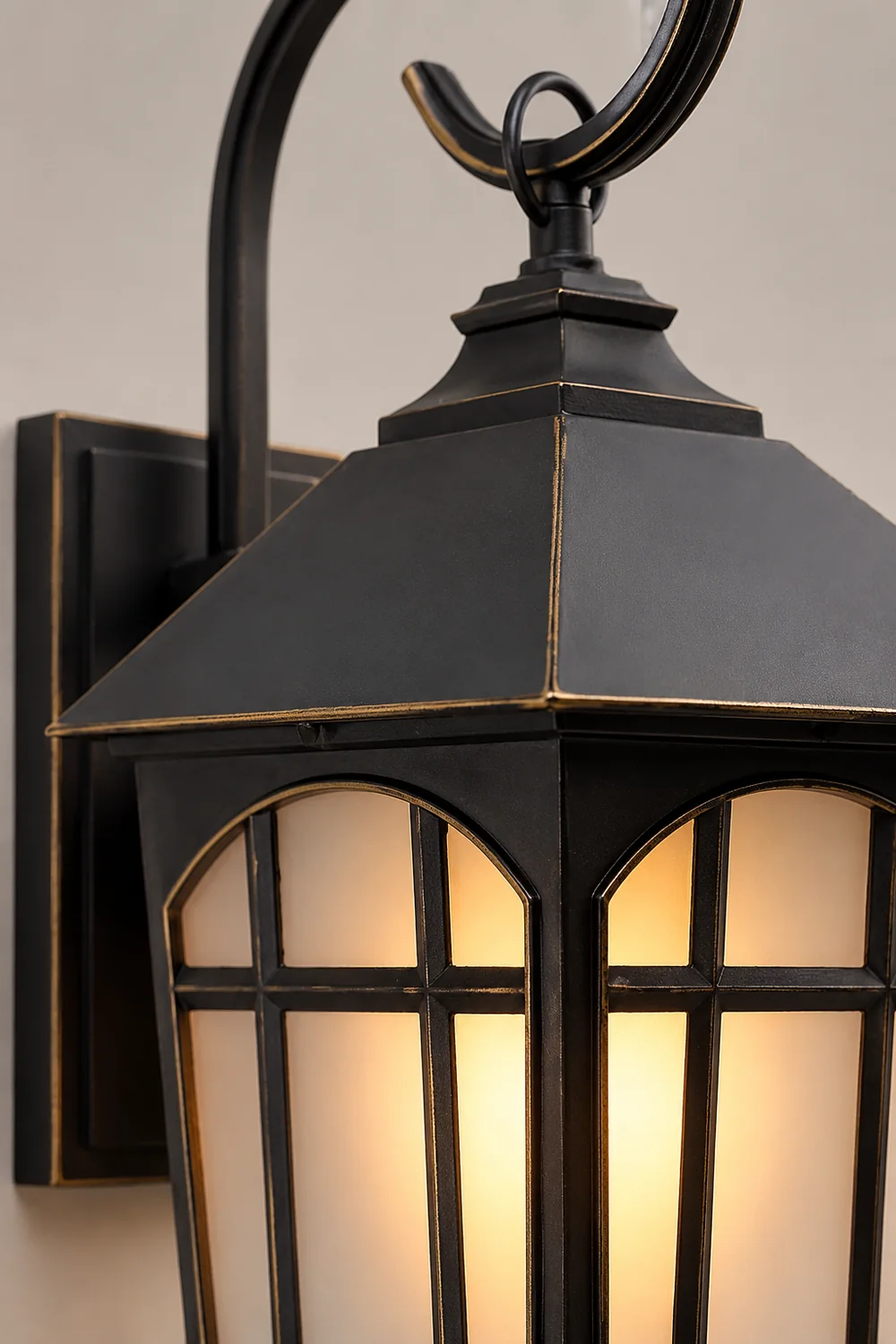 Retro Waterproof Iron Glass Modern Outdoor Wall Lights Wall Sconces Lighting - Lumpaz