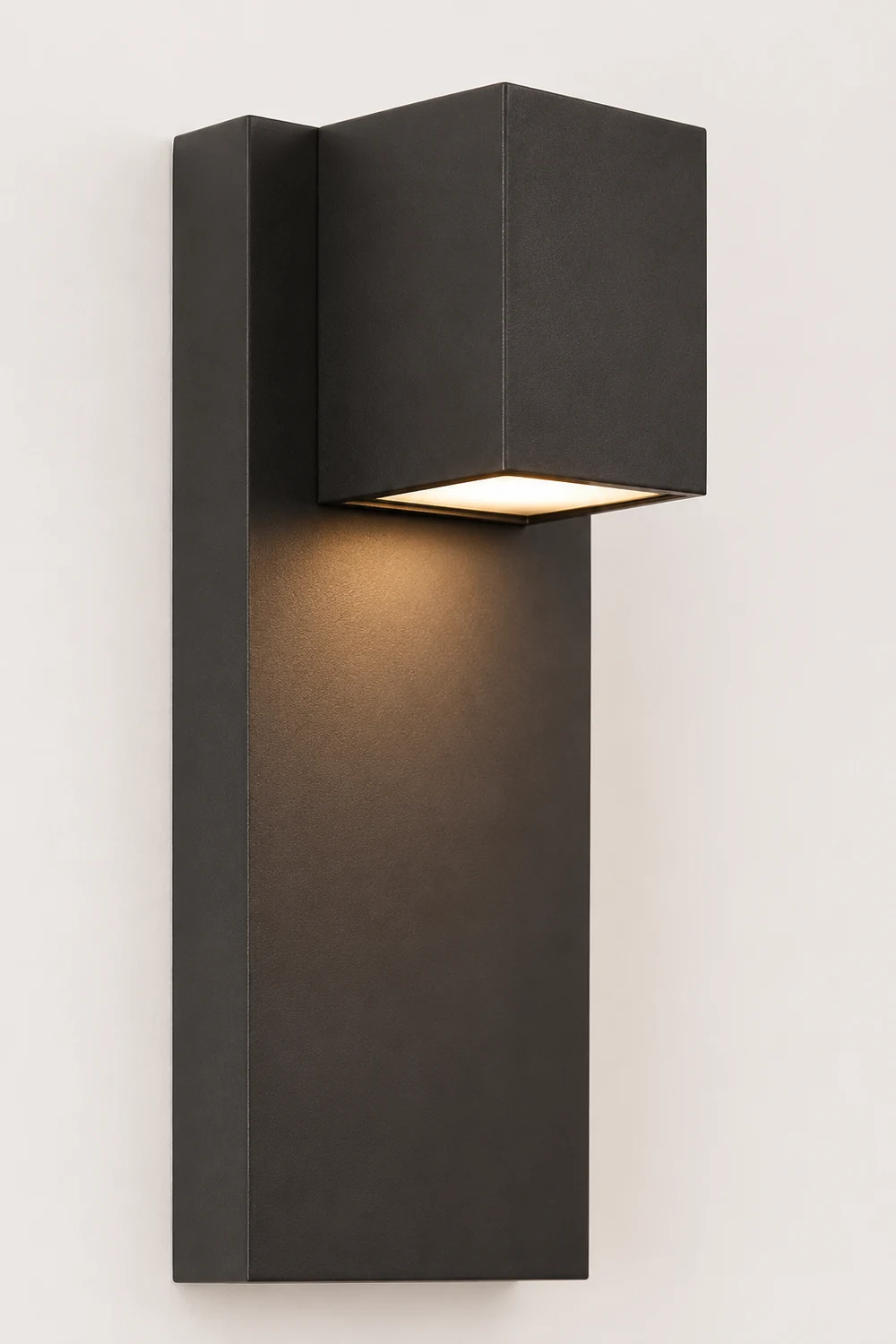 Square Waterproof LED Up and Down Lights Modern Outdoor Wall Lamp Wall Sconce Lighting - Lumpaz