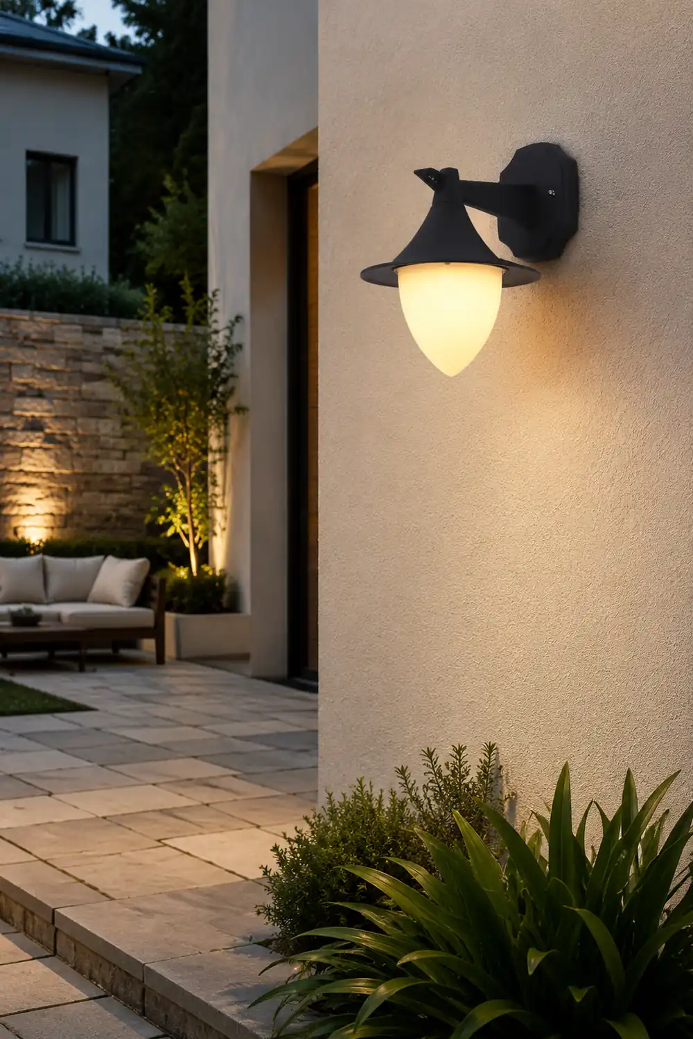 Retro Classic Outdoor Waterproof LED Wall Light for Villa Balcony Garden - Lumpaz