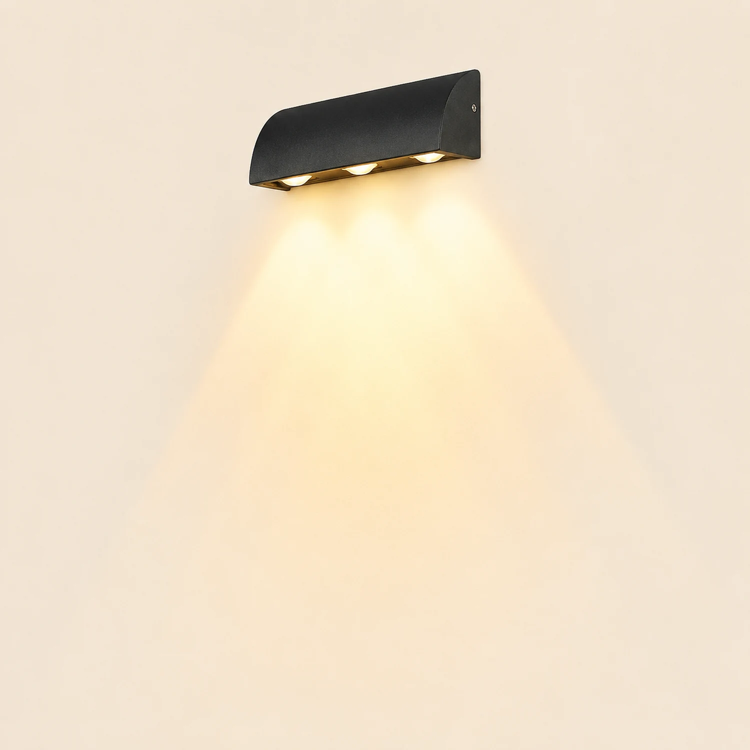 Outdoor Minimalist LED Waterproof Wall Light for Courtyard Balcony Foyer - Lumpaz