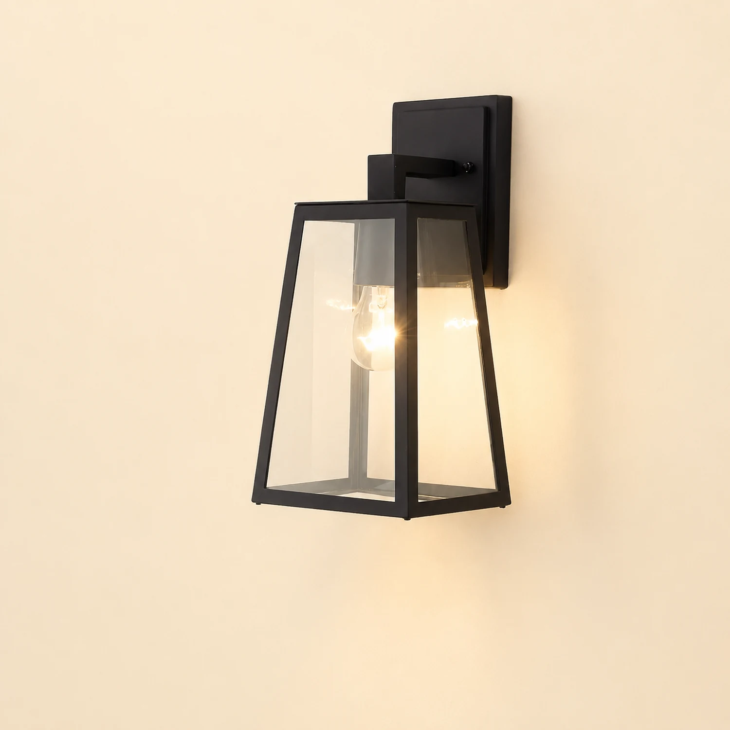 Trapezoidal Waterproof LED Vintage Outdoor Wall Light Wall Sconce Lighting - Lumpaz