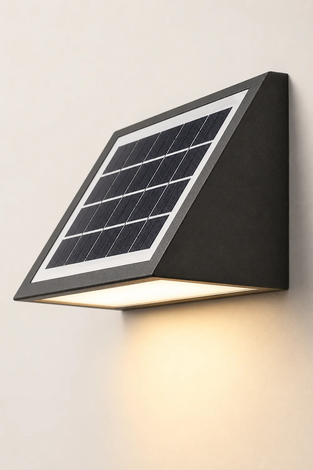 Waterproof Minimalist LED Up Donw Lighting Solar Outdoor Wall Lights - Lumpaz