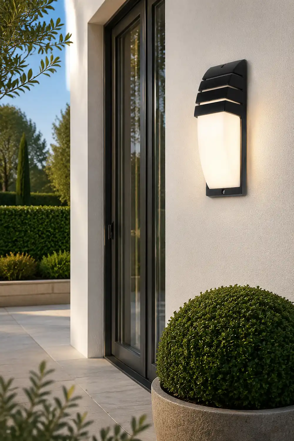 Motion Sensor Waterproof LED Wall Lights for Outdoor Balcony Terrace Aisle - Lumpaz
