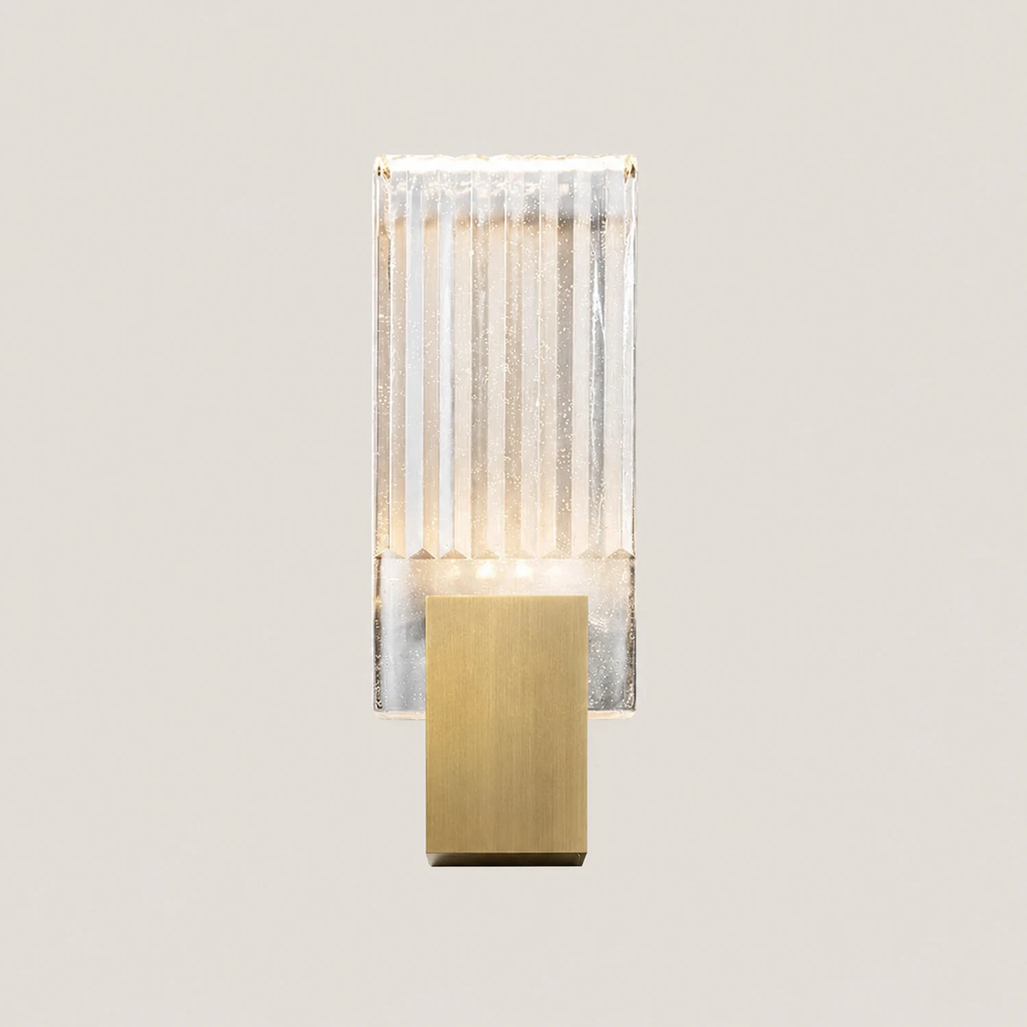 Pleated Crystal Wall Lamp - Lumpaz