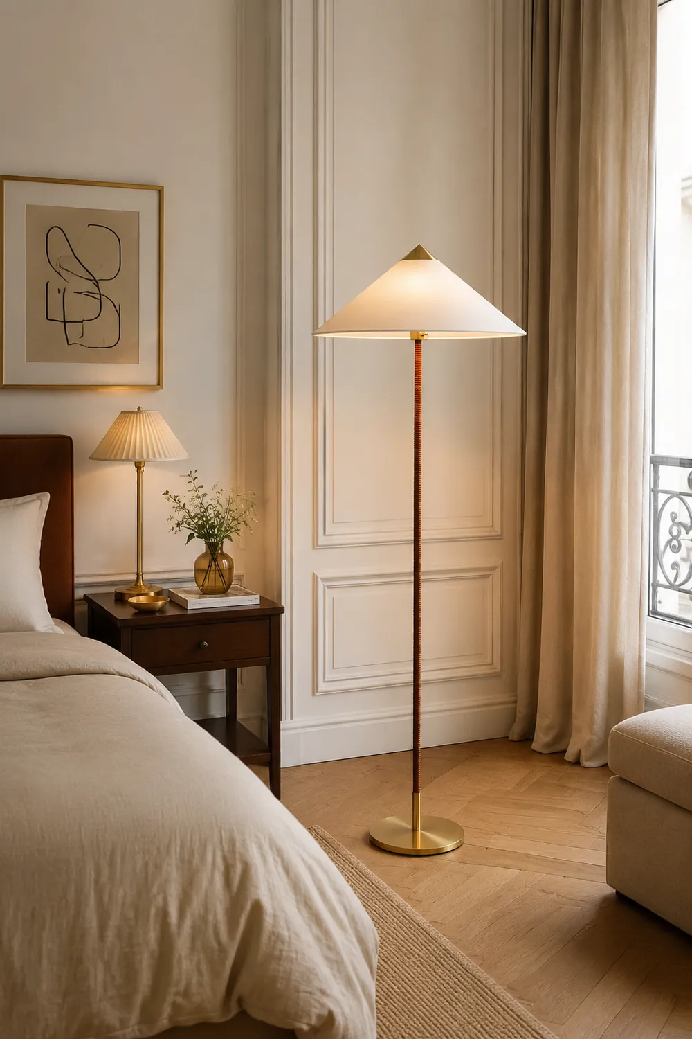 Chinese Hat  Floor Lamp - Lumpaz