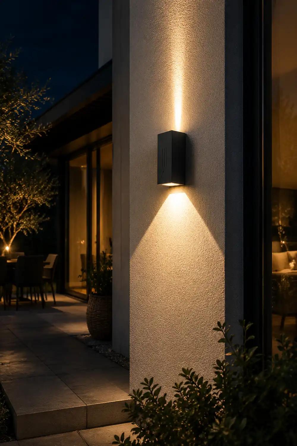 Waterproof Outdoor Up and Down Lights LED Wall Lamp for Villa Balcony Garden - Lumpaz