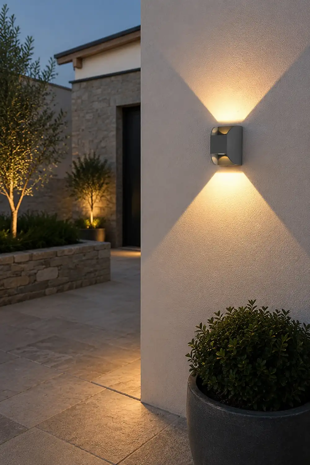 Outdoor Waterproof LED Wall Light for Villa Foyer Garden Corridor Balcony - Lumpaz