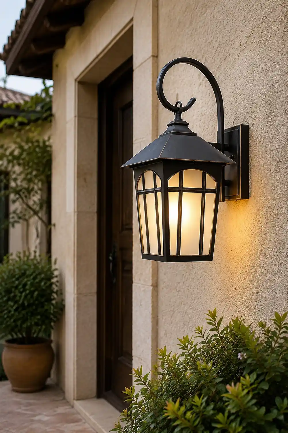 Retro Waterproof Iron Glass Modern Outdoor Wall Lights Wall Sconces Lighting - Lumpaz