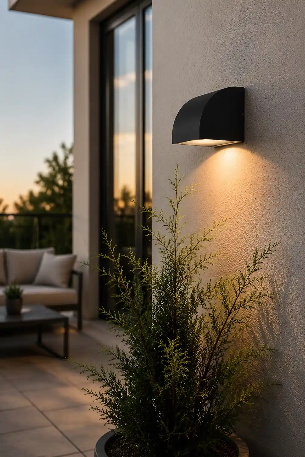 Waterproof Geometric Shaped Nordic Outdoor Wall Lights Wall Sconce Lighting - Lumpaz