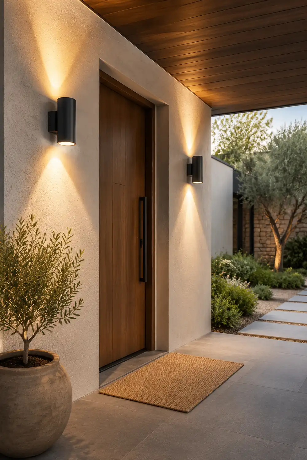 Round up and down Lighting LED Waterproof Modern Outdoor Wall Lights - Lumpaz