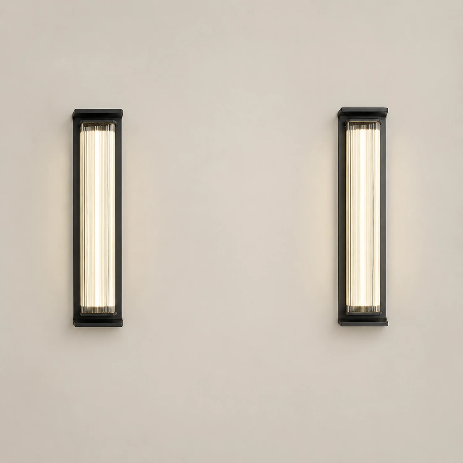 Creative Strip Waterproof Black Modern LED Wall Lamp Outdoor Wall Lights - Lumpaz