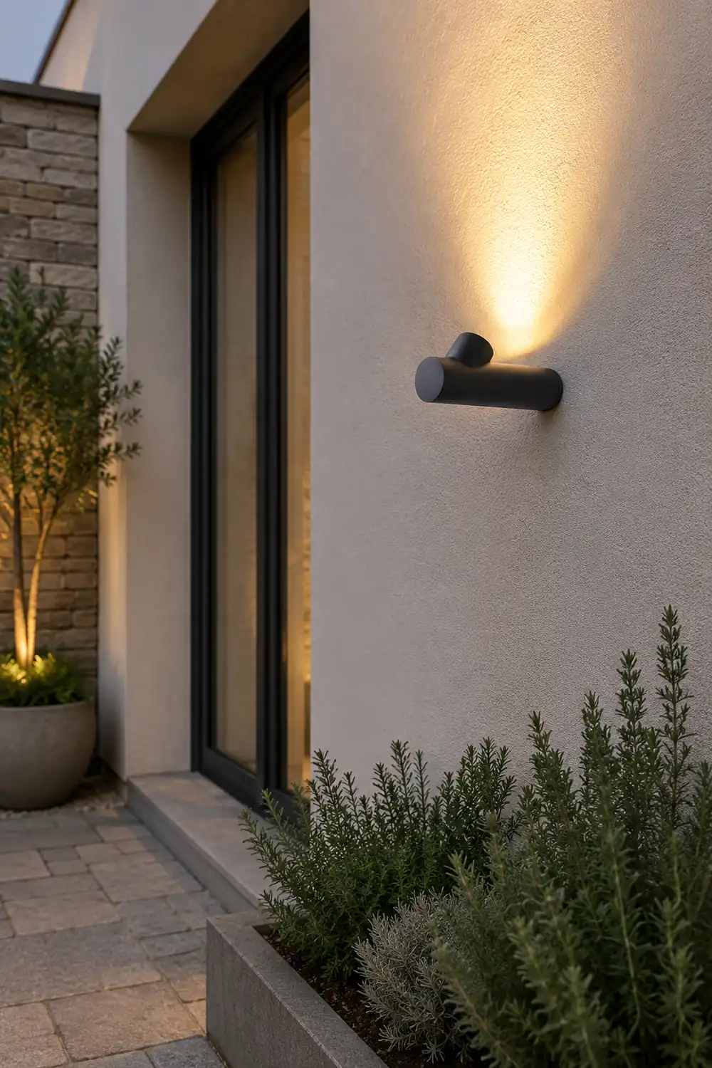 Slender Tube Creative LED Waterproof Modern Outdoor Wall Lights Wall Lamp - Lumpaz