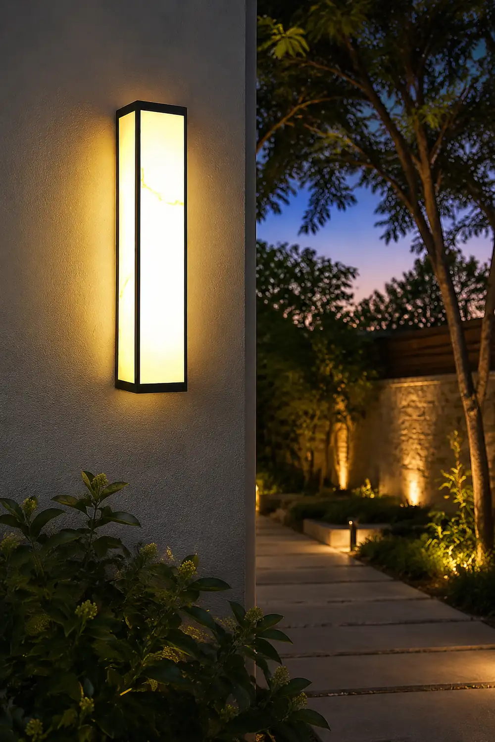 Rectangle Outdoor Wall Lights LED Wall Lamp Wall Sconce Lighting Wall Mounted Lights - Lumpaz