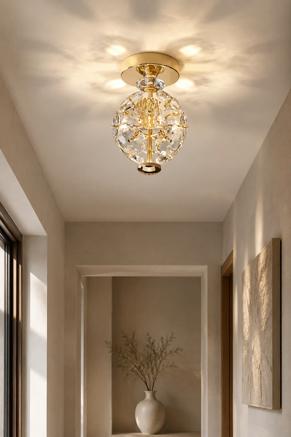Crystal Ball Ceiling Lamp - Lumpaz