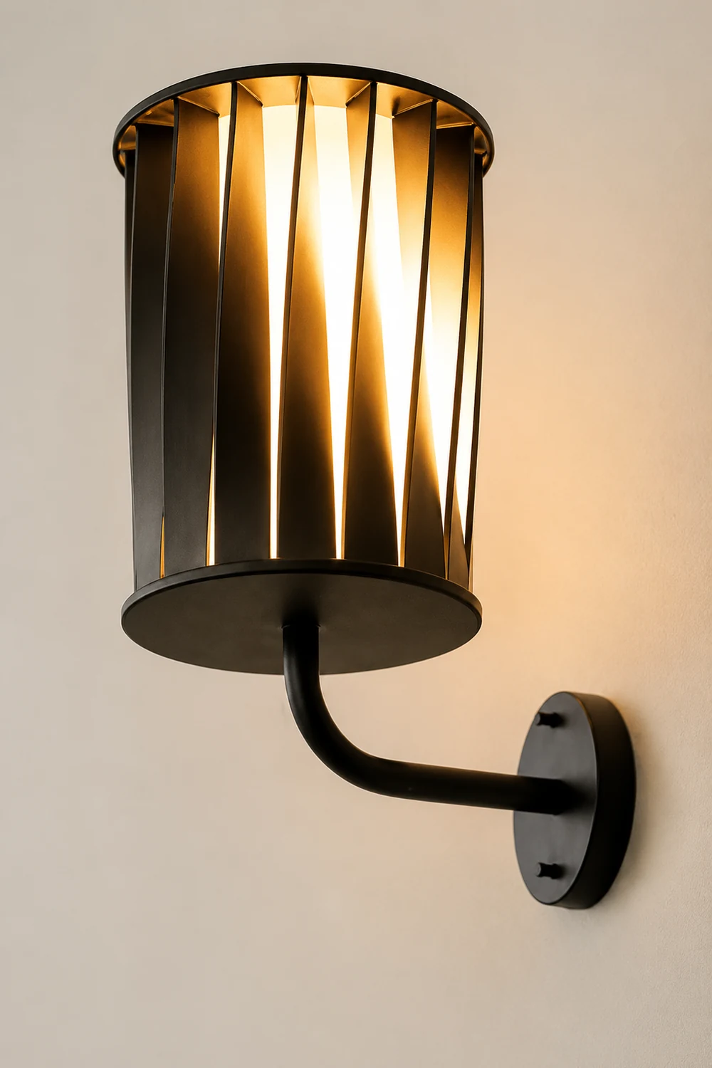 Creative Twisted Waterproof LED Modern Outdoor Wall Lamp Plug in Wall Lights - Lumpaz