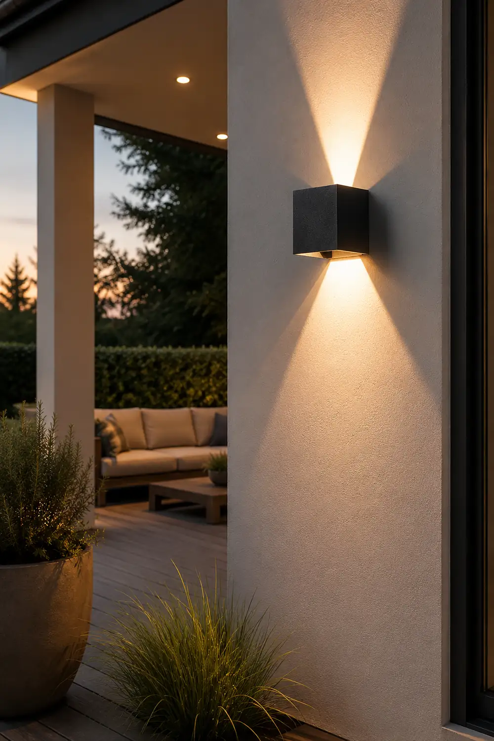 Up down Lighting Waterproof Adjustable Beam Angle Outdoor Wall Lights - Lumpaz