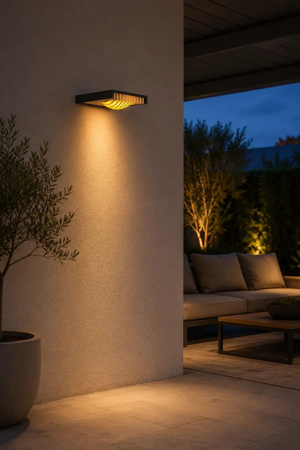 Outdoor LED Waterproof Solar Decorative Lighting Wall Light for Courtyard Balcony Aisle - Lumpaz