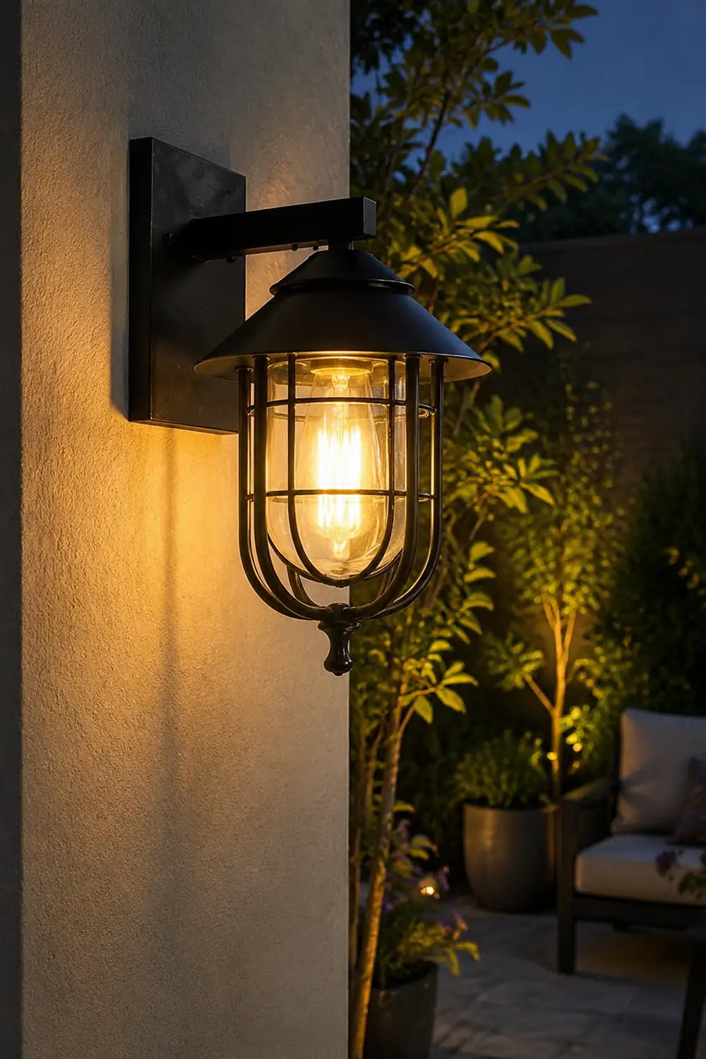 Vintage Industrial Style Outdoor Wall Lights Wall Lamp Wall Sconce Lighting - Lumpaz