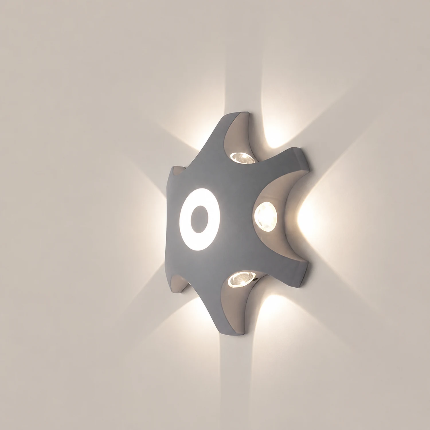 Flower Shaped LED Waterproof Nordic Wall Washer Lights Wall Sconces Lighting - Lumpaz
