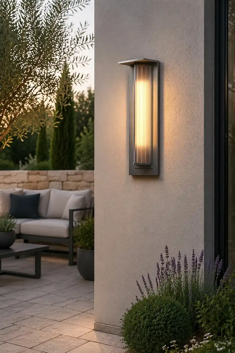 Waterproof LED Solar Vintage Outdoor Wall Light Fixture Wall Lamp - Lumpaz