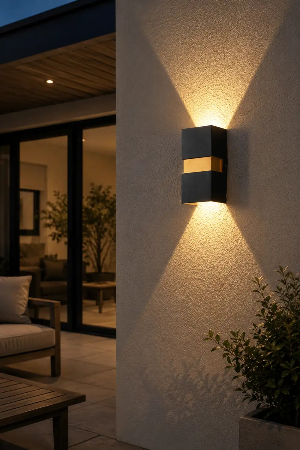 Modern Minimalist Outdoor LED Waterproof Wall Light for Villa Balcony Aisle Lighting - Lumpaz