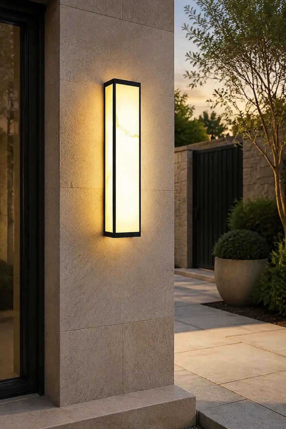 Rectangle Outdoor Wall Lights LED Wall Lamp Wall Sconce Lighting Wall Mounted Lights - Lumpaz