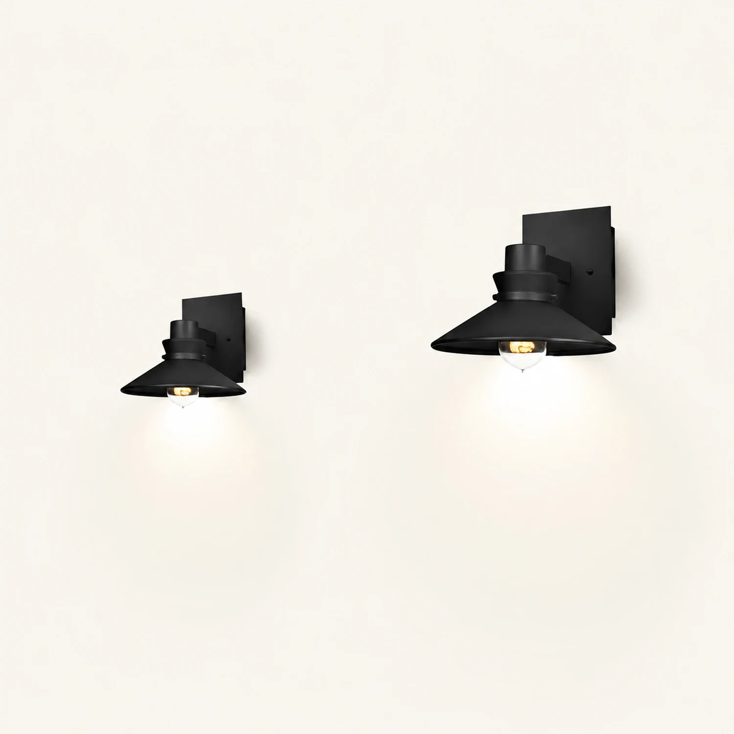 Minimalist Waterproof Black European-style Wall Lamp Exterior Lights - Lumpaz