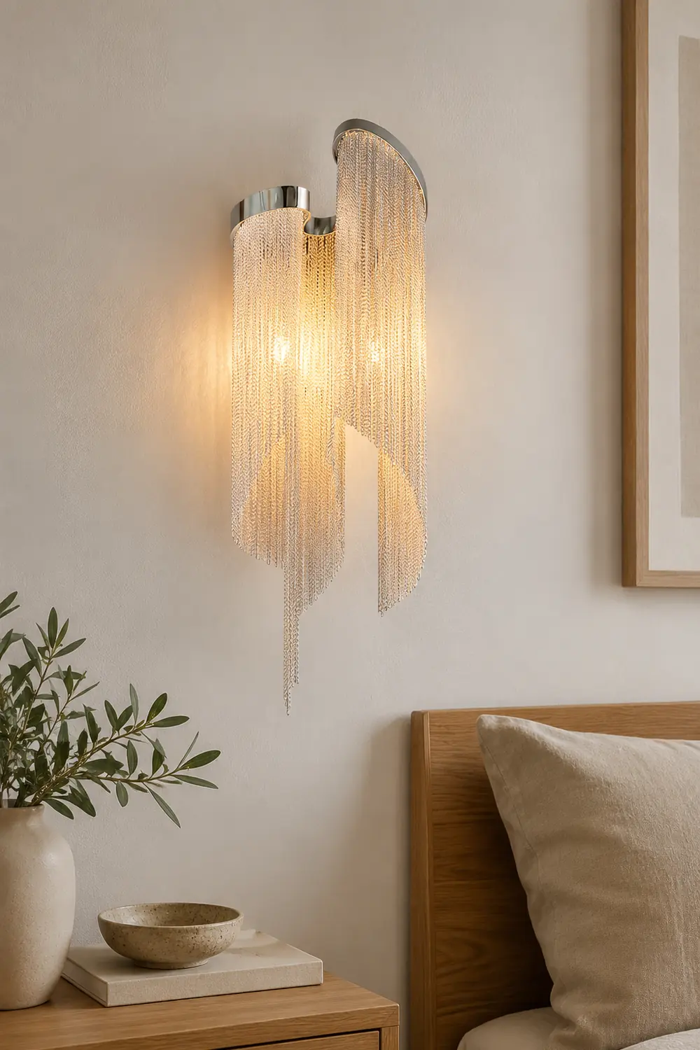 Chain Tassel Wall Lamp - Lumpaz