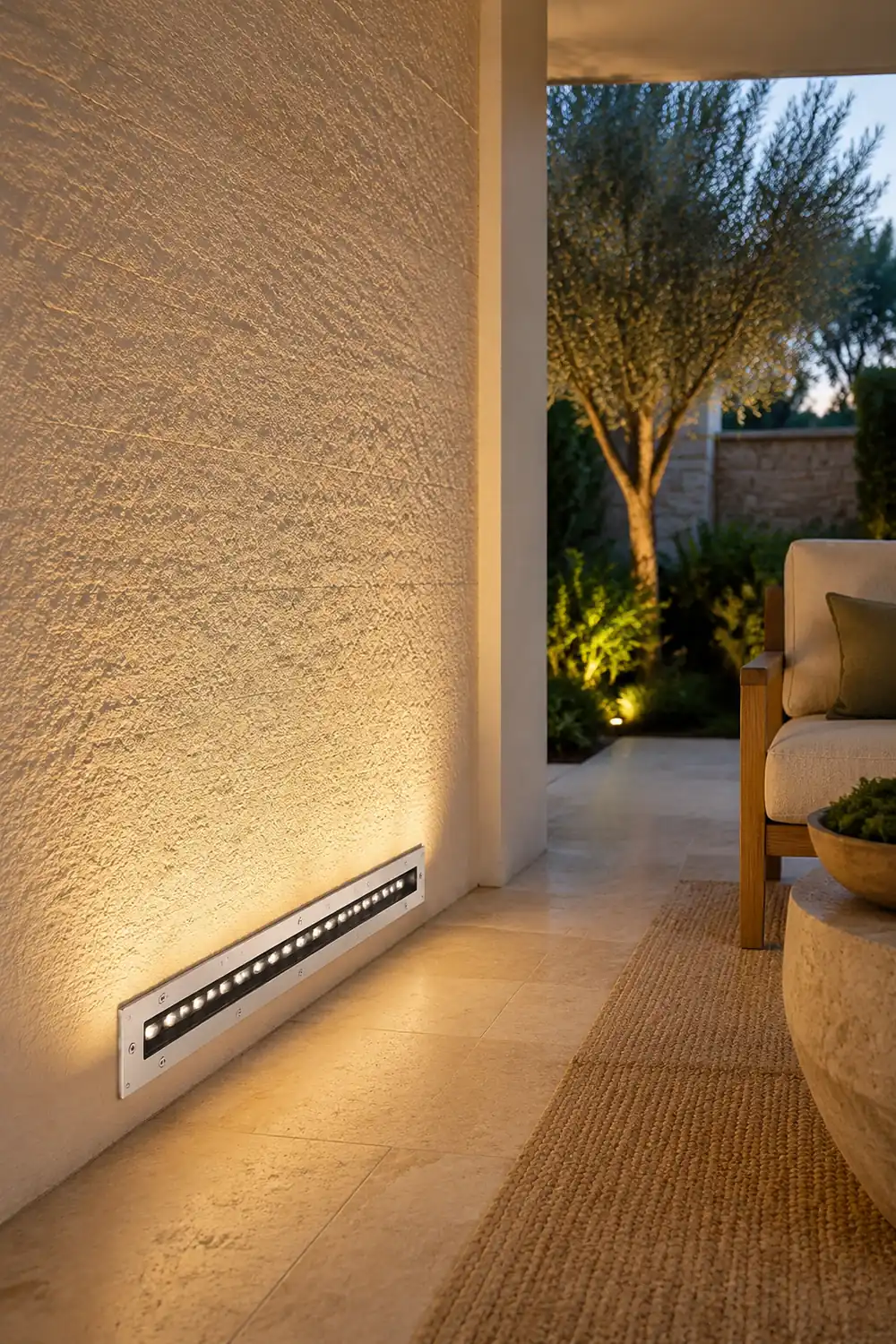 LED Strip Linear Waterproof DC24V Recessed Outdoor Wall Washer Lights - Lumpaz