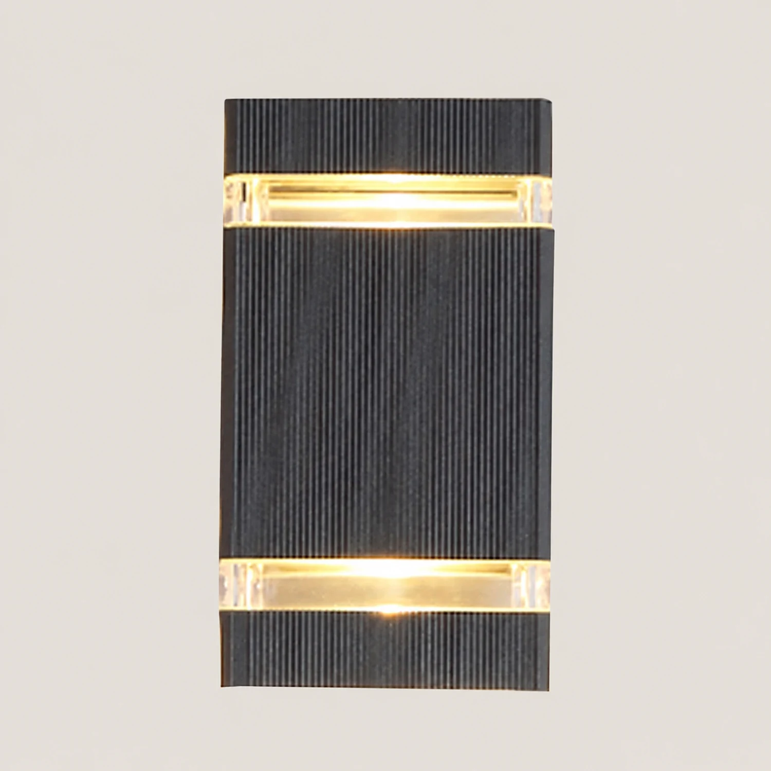 Square Round Waterproof Up And Down Lighting LED Modern Wall Sconces - Lumpaz