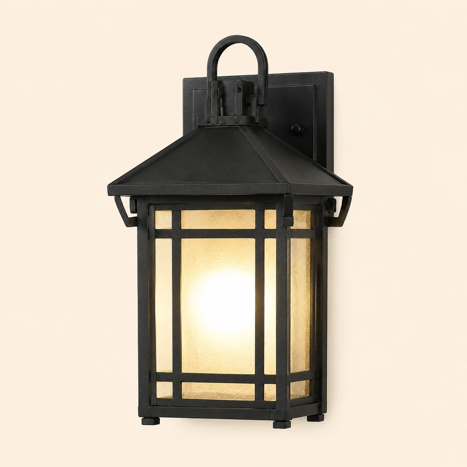 LED Outdoor Induction Exterior Wall Light Waterproof Wall Light with Light Sensing - Lumpaz