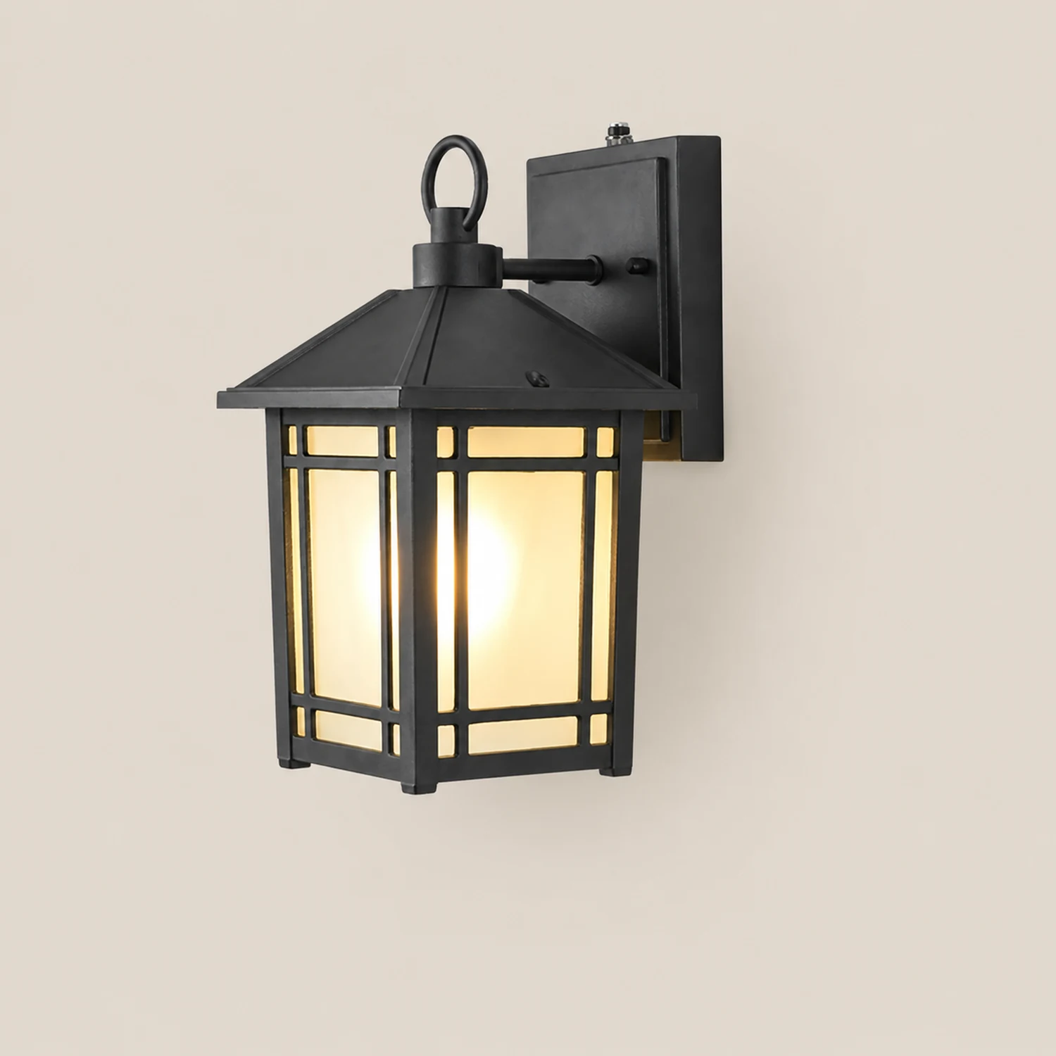 LED Outdoor Induction Exterior Wall Light Waterproof Wall Light with Light Sensing - Lumpaz