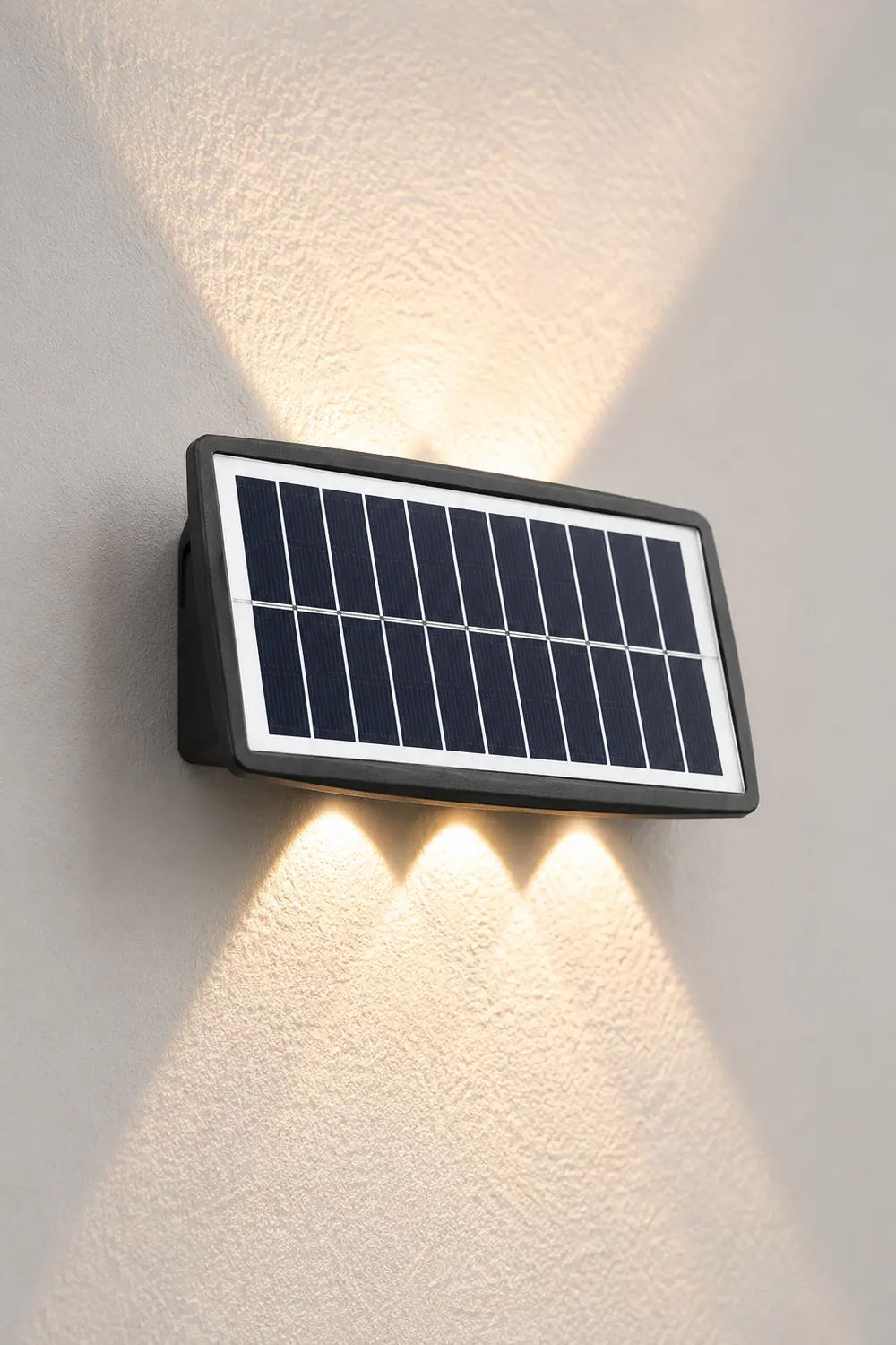 Rectangular Up and Down Lights LED Waterproof Black Modern Wall Lamp - Lumpaz