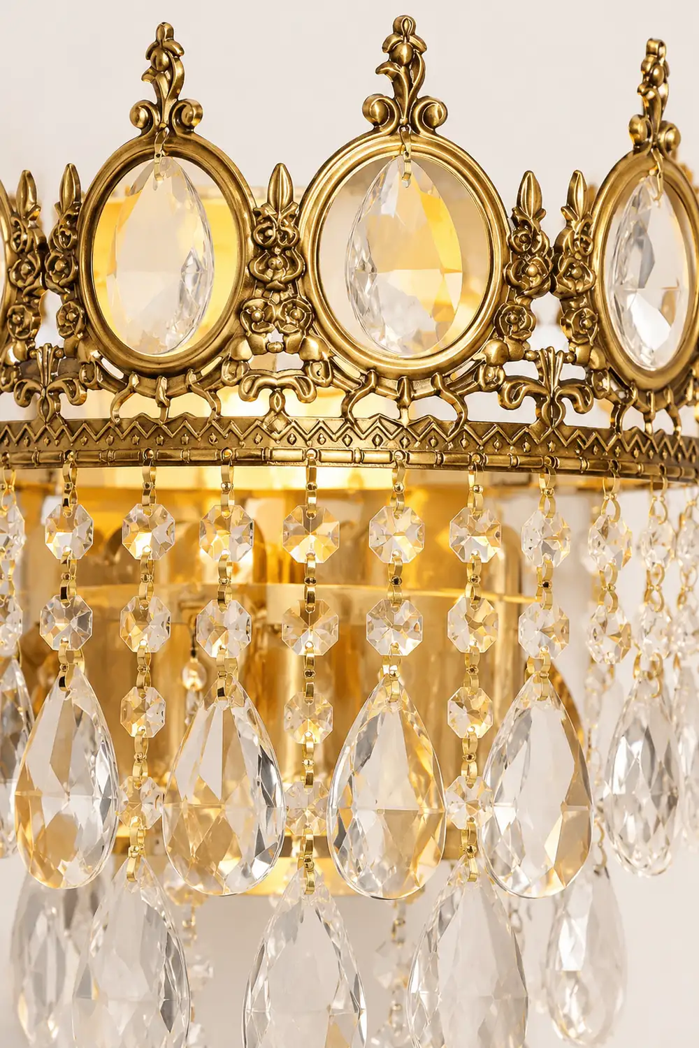 Vintage Crystal Wall Lamp - Lumpaz