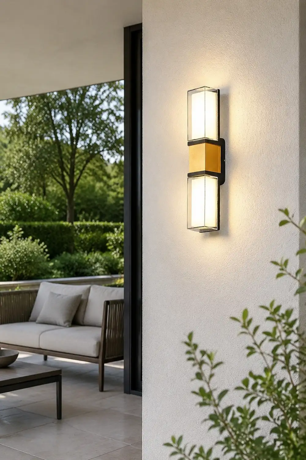 Creative Up and Down Lights Waterproof LED Wall Sconces Outdoor Wall Lights - Lumpaz