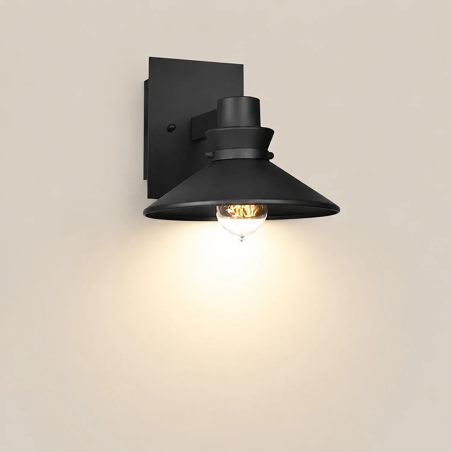 Minimalist Waterproof Black European-style Wall Lamp Exterior Lights - Lumpaz
