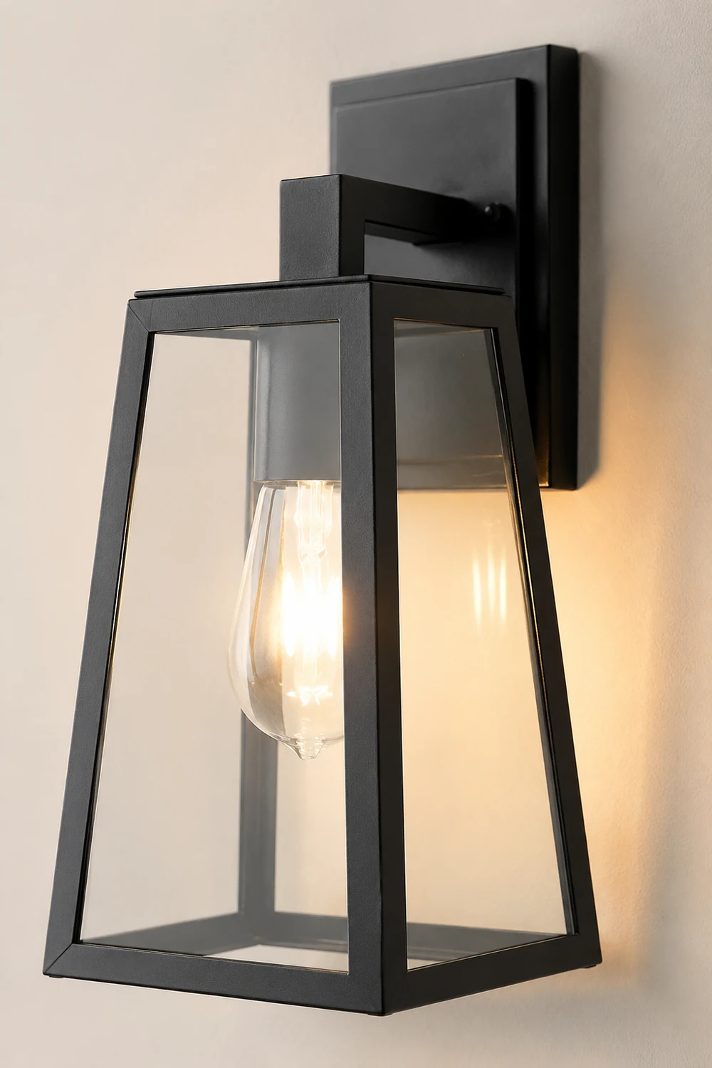 Trapezoidal Waterproof LED Vintage Outdoor Wall Light Wall Sconce Lighting - Lumpaz
