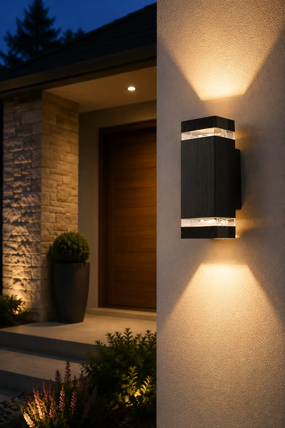 Square Up and Down Lights LED Outdoor Wall Lights Wall Sconce Lighting Wall Lamp - Lumpaz