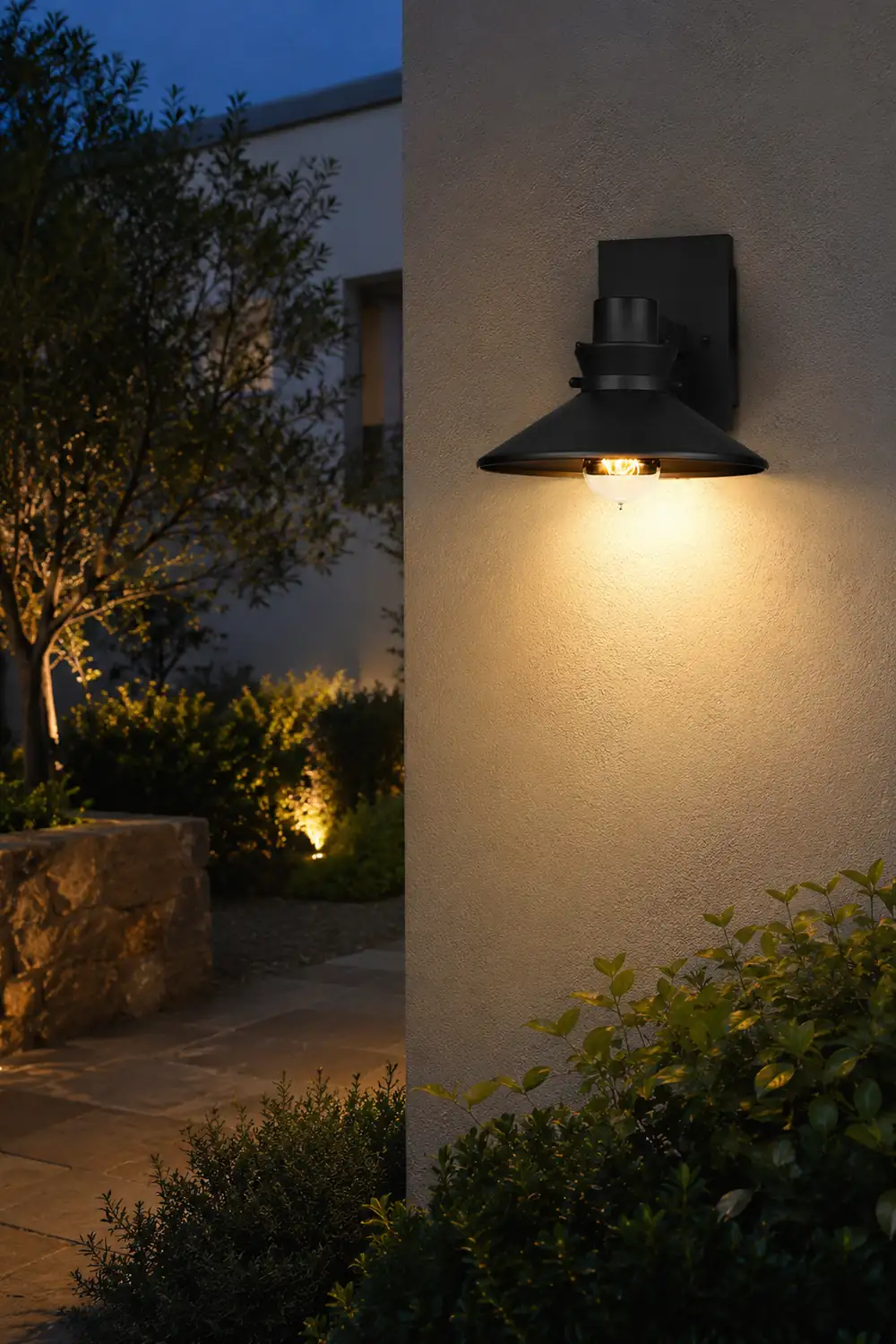 Minimalist Waterproof Black European-style Wall Lamp Exterior Lights - Lumpaz