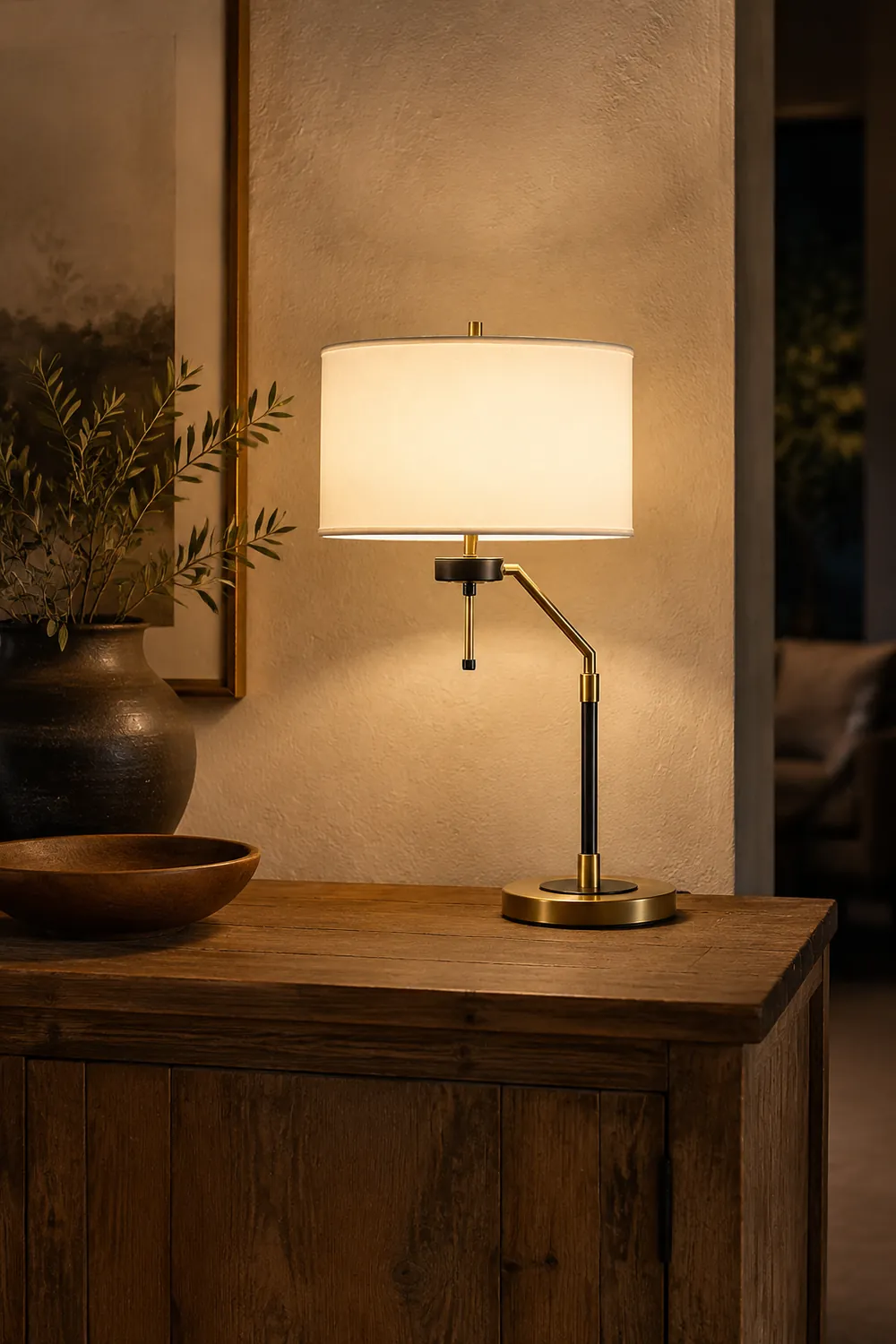 Drum Cloth Table Lamp - Lumpaz