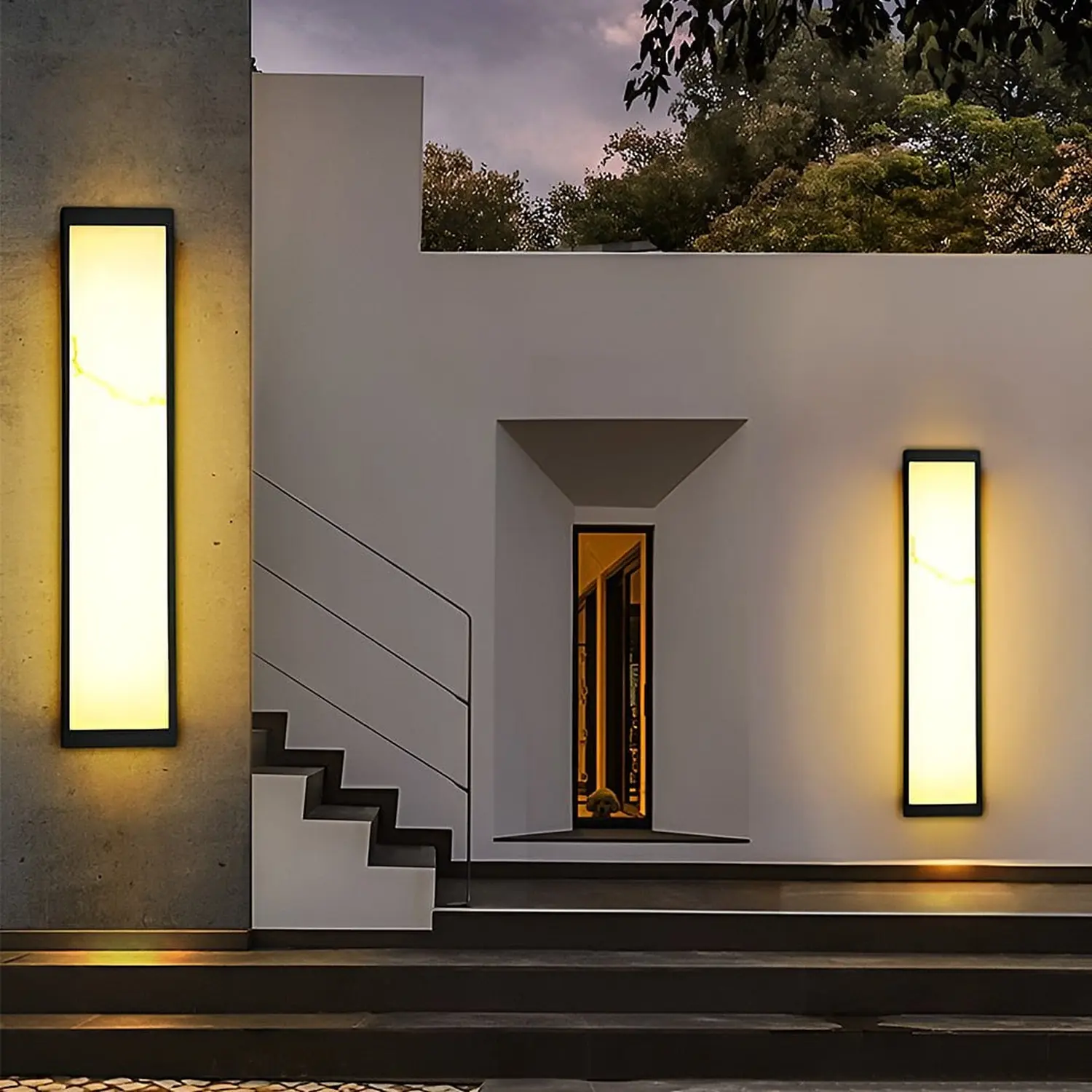 Rectangle Outdoor Wall Lights LED Wall Lamp Wall Sconce Lighting Wall Mounted Lights - Lumpaz