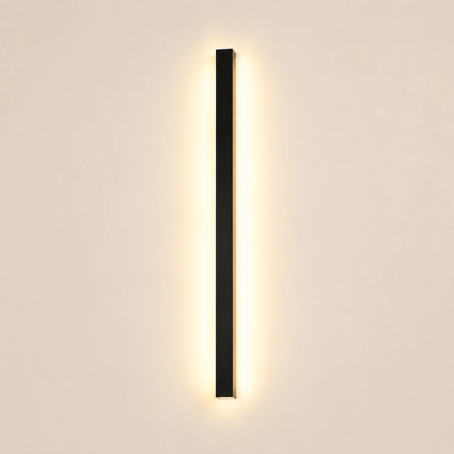 Outdoor Waterproof Long Strip Metal Black Modern LED Outdoor Wall Lights - Lumpaz