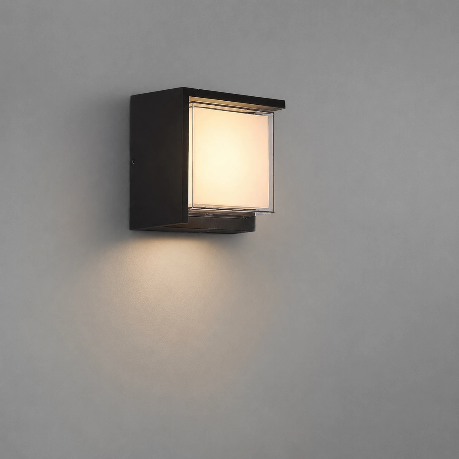 Modern Outdoor Round Square Waterproof Wall Light for Villa Garden Balcony Door Front - Lumpaz