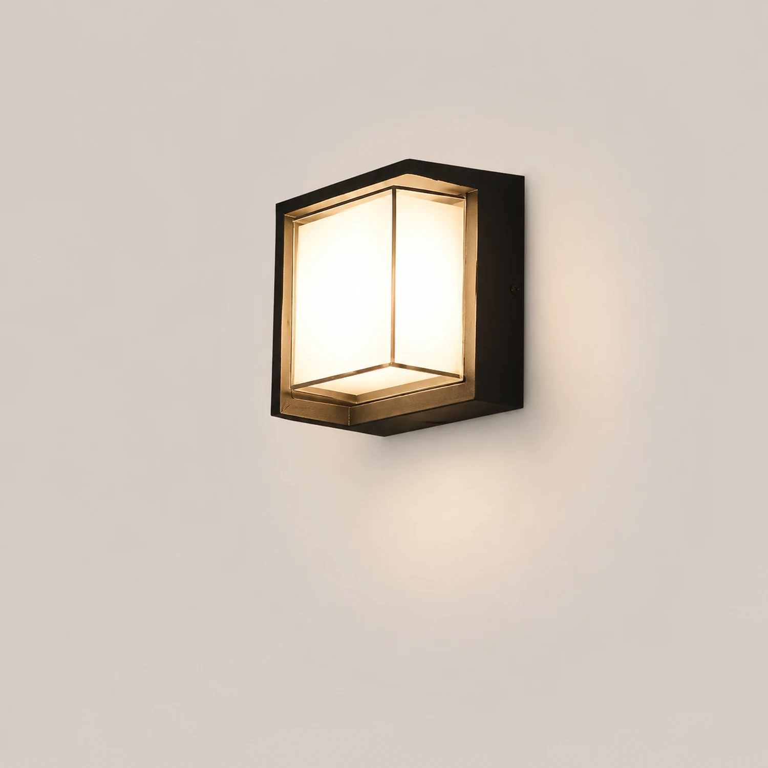 Modern Outdoor Round Square Waterproof Wall Light for Villa Garden Balcony Door Front - Lumpaz
