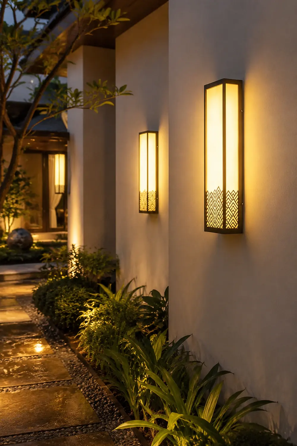 Vintage Waterproof Stainless Steel Brown Wall Lamp Exterior Lights - Lumpaz