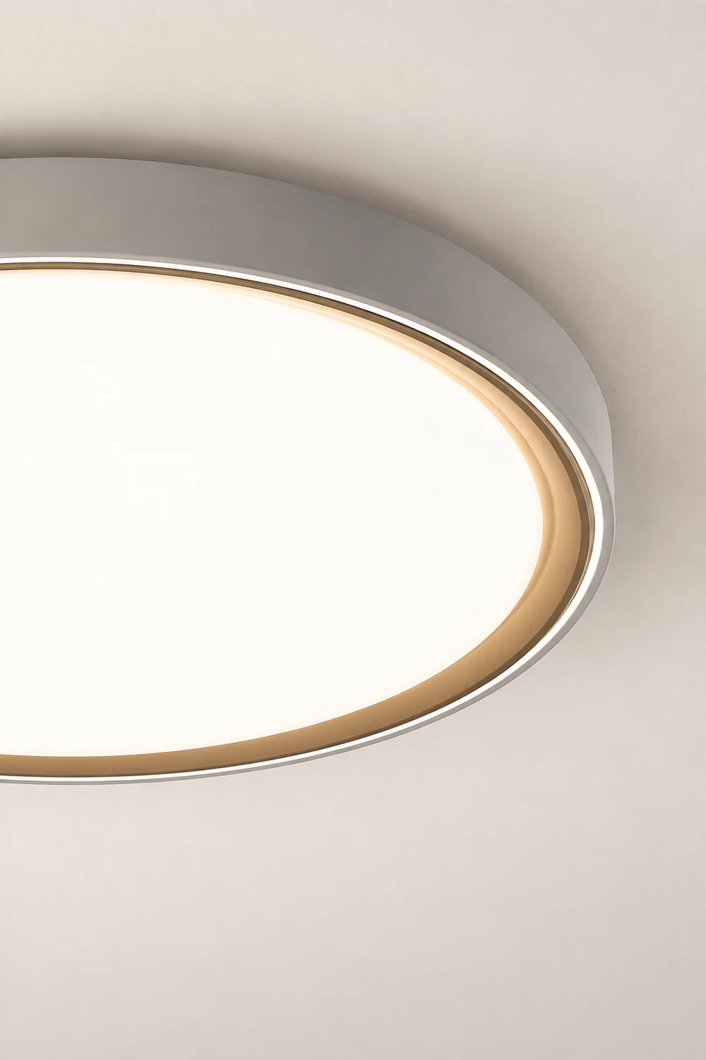 Quinn Minimalist Round/Square Metal/Acrylic Flush Mount Ceiling Light, Gold - Lumpaz