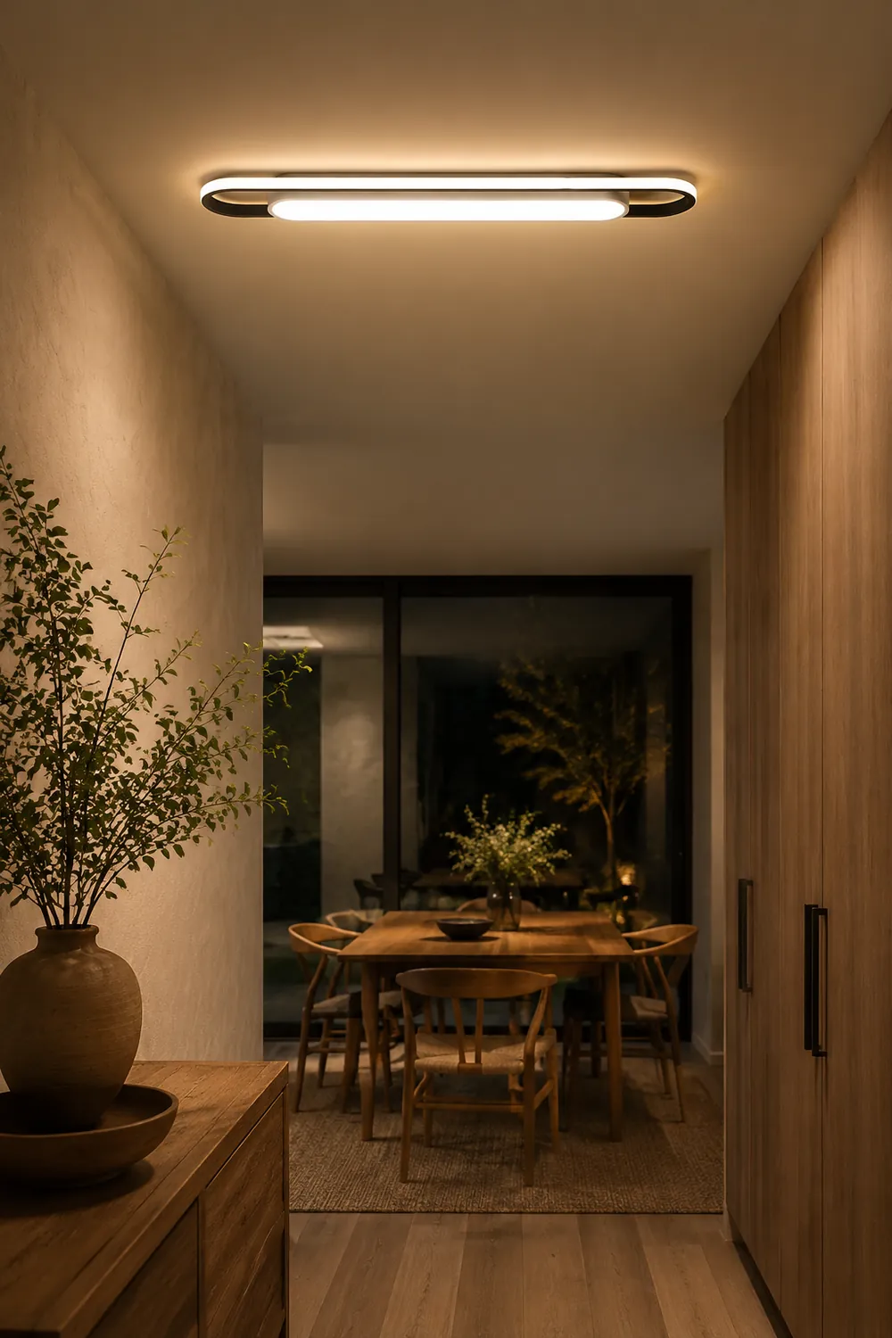 Quinn Modern Dou-Layer Flush Mount LED Ceiling Light - Lumpaz
