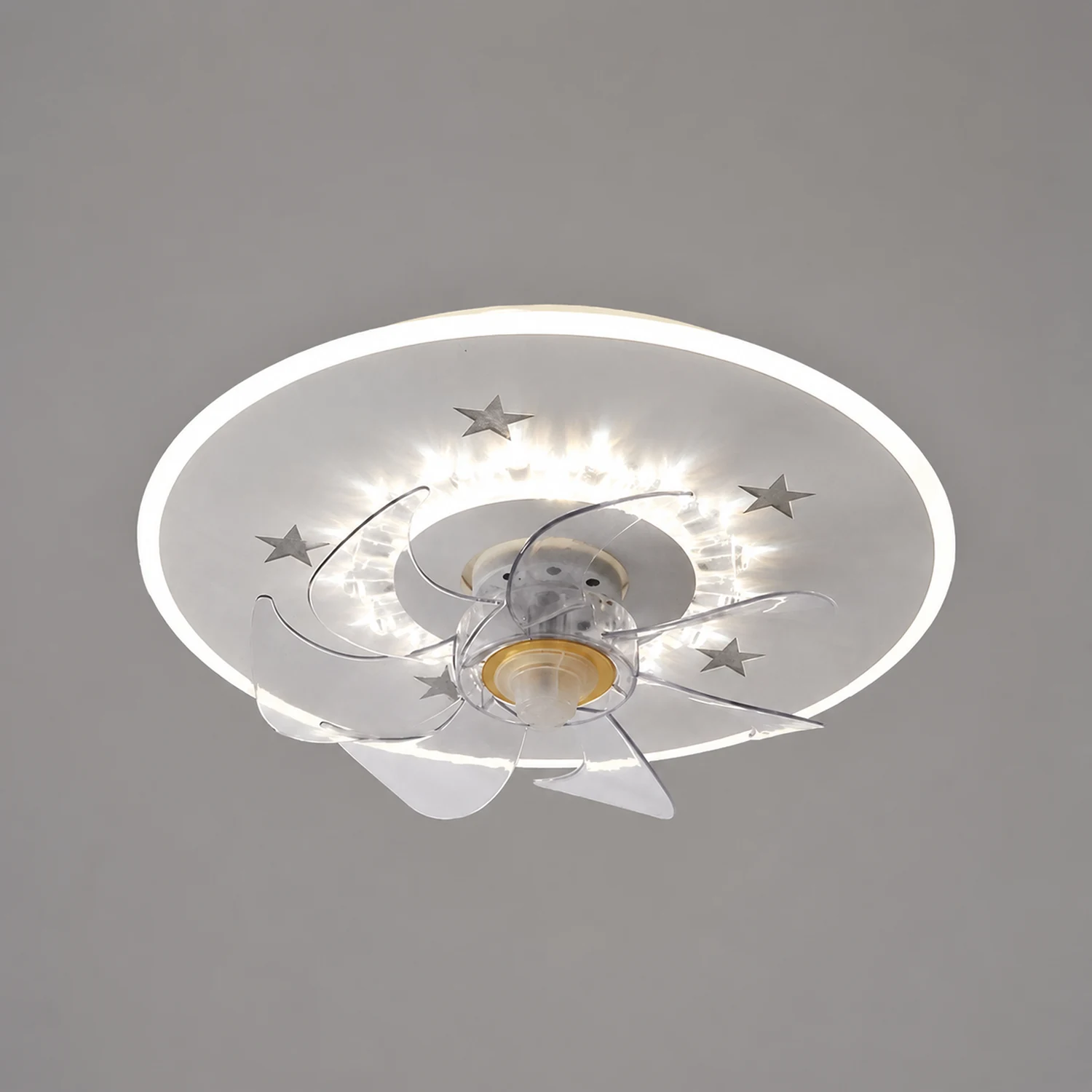 Minori Ceiling Fan with Light, 5 Style, DIA 16"/19" - Lumpaz