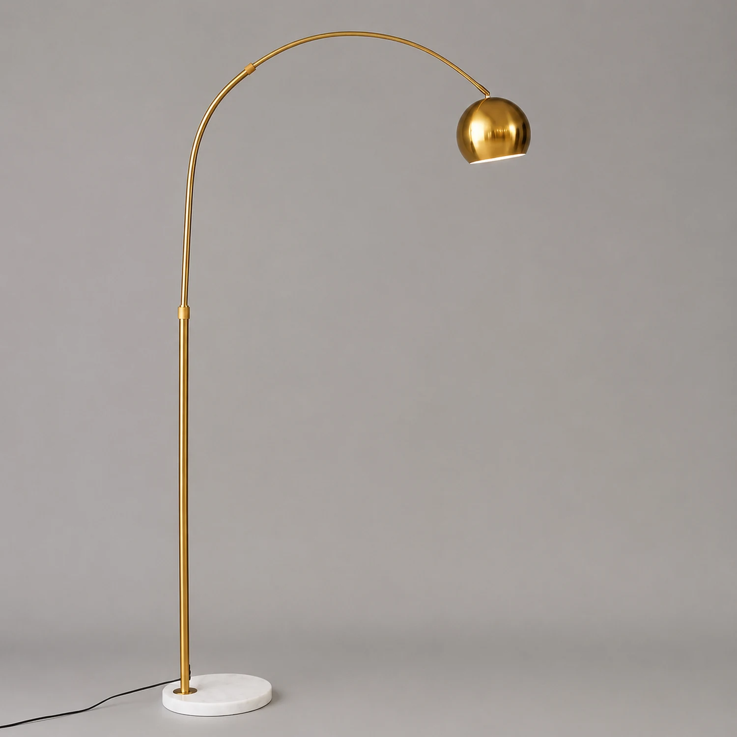 Macaron Modern Fishing 1 Light Arc Floor Lamp Metal - Lumpaz